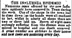 Influenza Epidemic in Galway